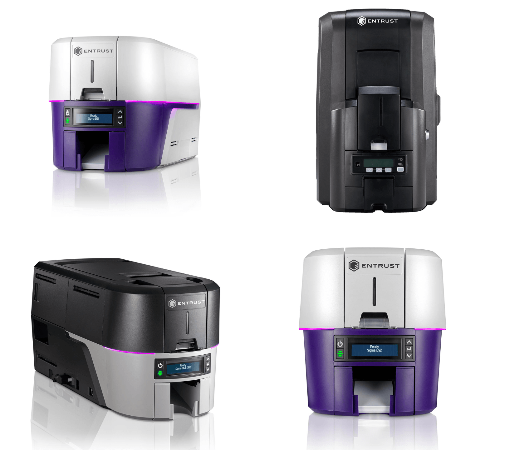 ID Card Printers and Supplies ID Card Solutions - printers group shot